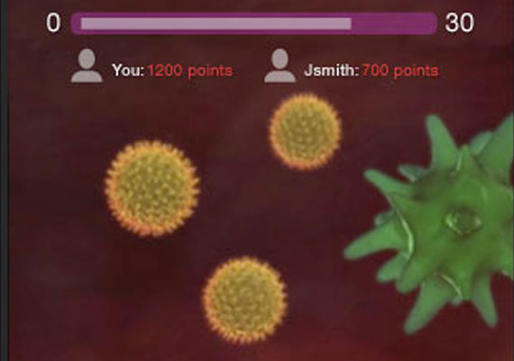 A GAme App design was needed for Entyvio patients to interact with.